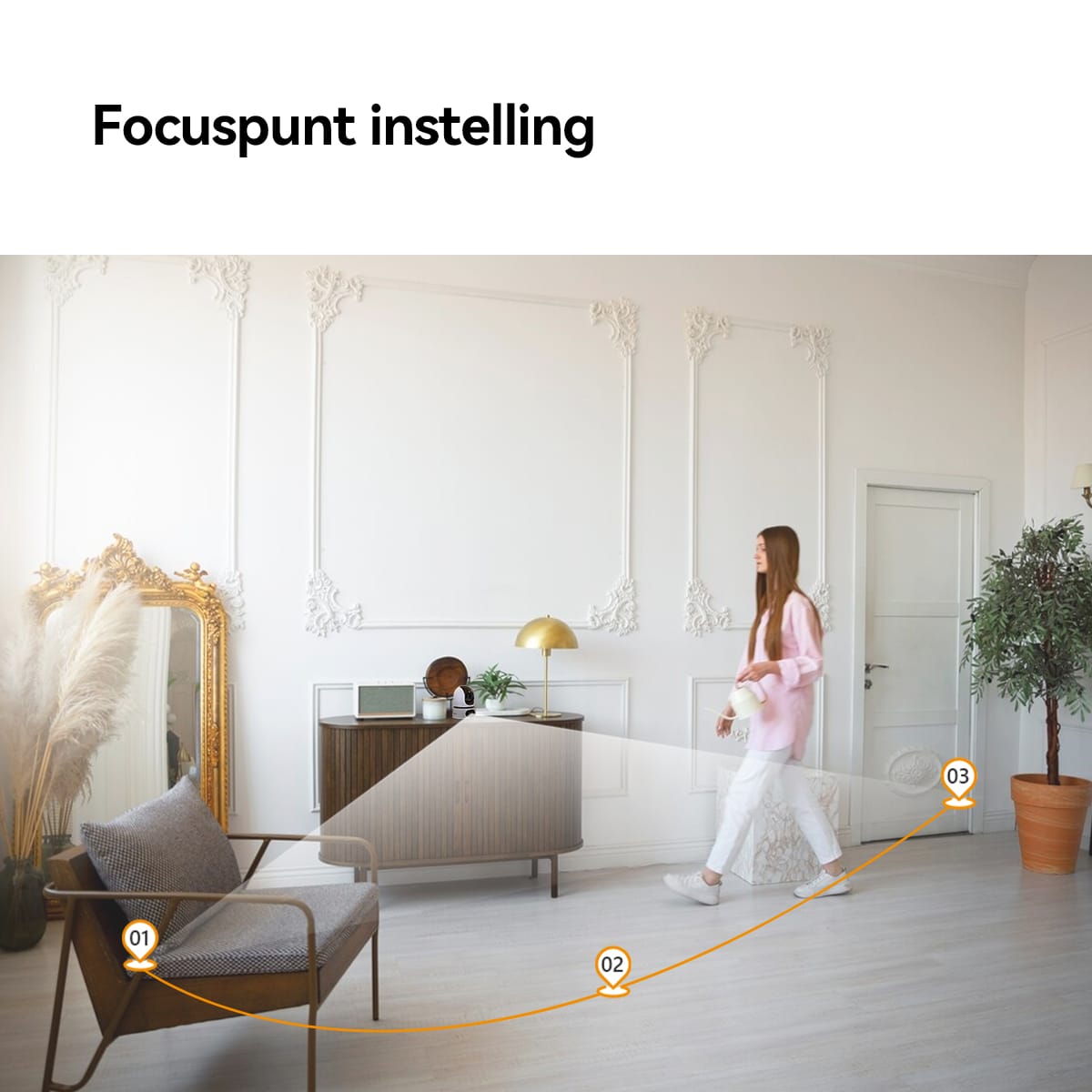 Imou A1 dual Turret IP-beveiligingscamera Buiten 2304 x 1296 Pixels Plafond/bureau - Afbeelding 7