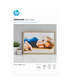 HP Advanced fotopapier, glanzend, 250 g/m2, A3 (297 x 420 mm), 20 vellen