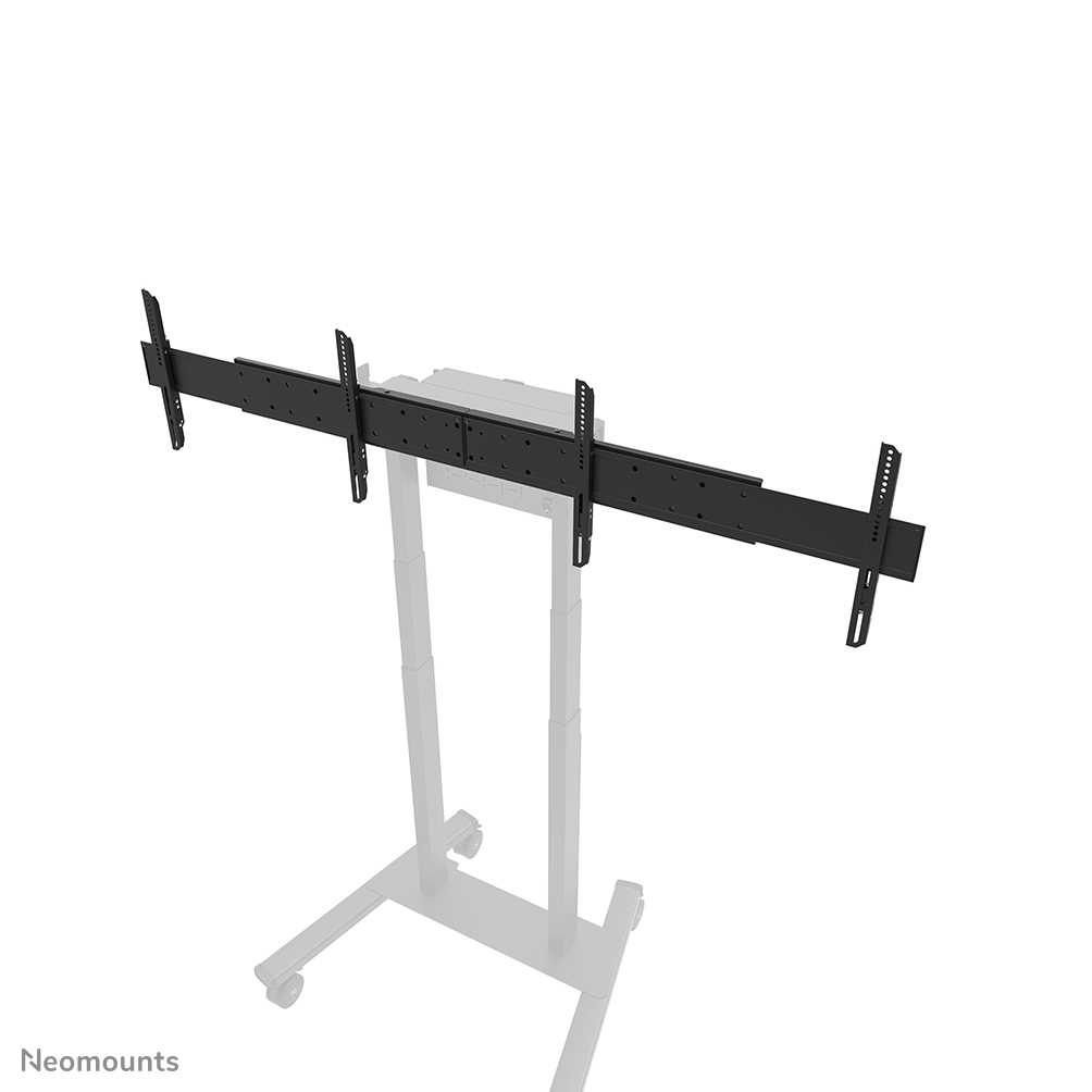 Neomounts ADM-875BL2 Dual Screen Adapter for WL55/FL55-875BL, 42 - 65", : 50kg, 800x400mm - Afbeelding 3