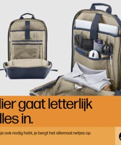 HP Travel 15,6 Laptop Backpack, 18 liter, Iron Grey - Afbeelding 3