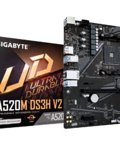GIGABYTE A520M DS3H V2 moederbord Socket AM4 micro ATX
