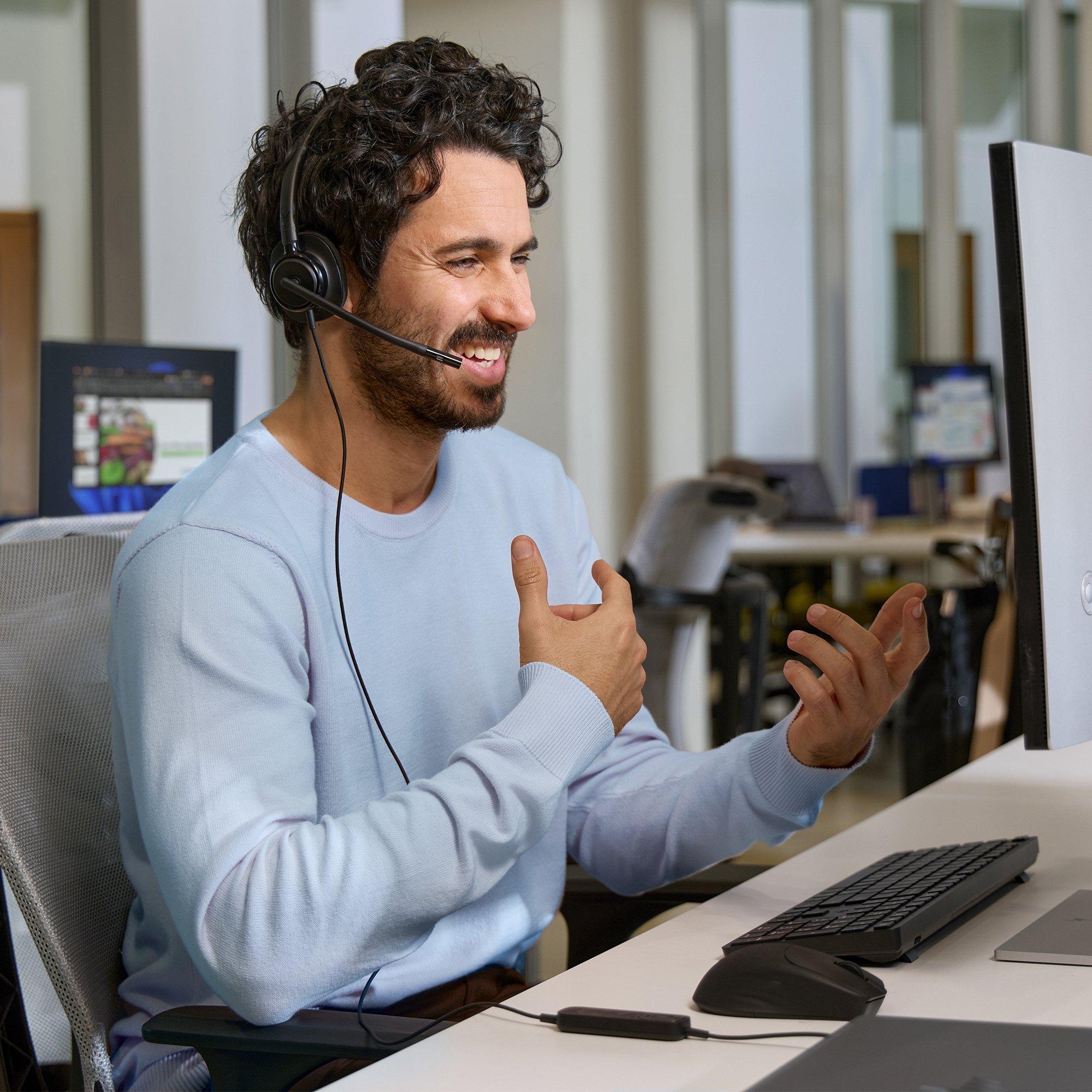 HP Poly Mission 425 Stereo USB Wired Headset (Bulk) - Afbeelding 5
