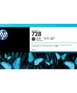 HP 728 matzwarte DesignJet inktcartridge, 300 ml - Afbeelding 2
