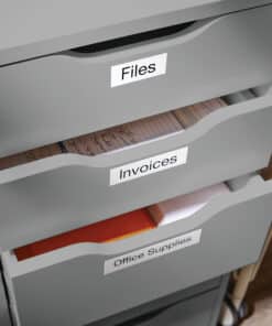 DYMO originele D1 labels | Zwarte Tekst op Wit Label | 19 mm x 7 m | Zelfklevende etiketten voor de LabelManager labelprinter | gemaakt in Europa - Afbeelding 4