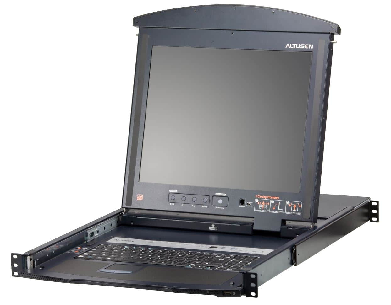 ATEN KL1516AM rack console 43,2 cm (17") 1280 x 1024 Pixels Metaal Zwart 1U - Afbeelding 3