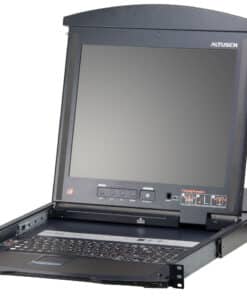 ATEN KL1516AN rack console 43,2 cm (17") 1280 x 1024 Pixels Metaal Zwart 1U - Afbeelding 3