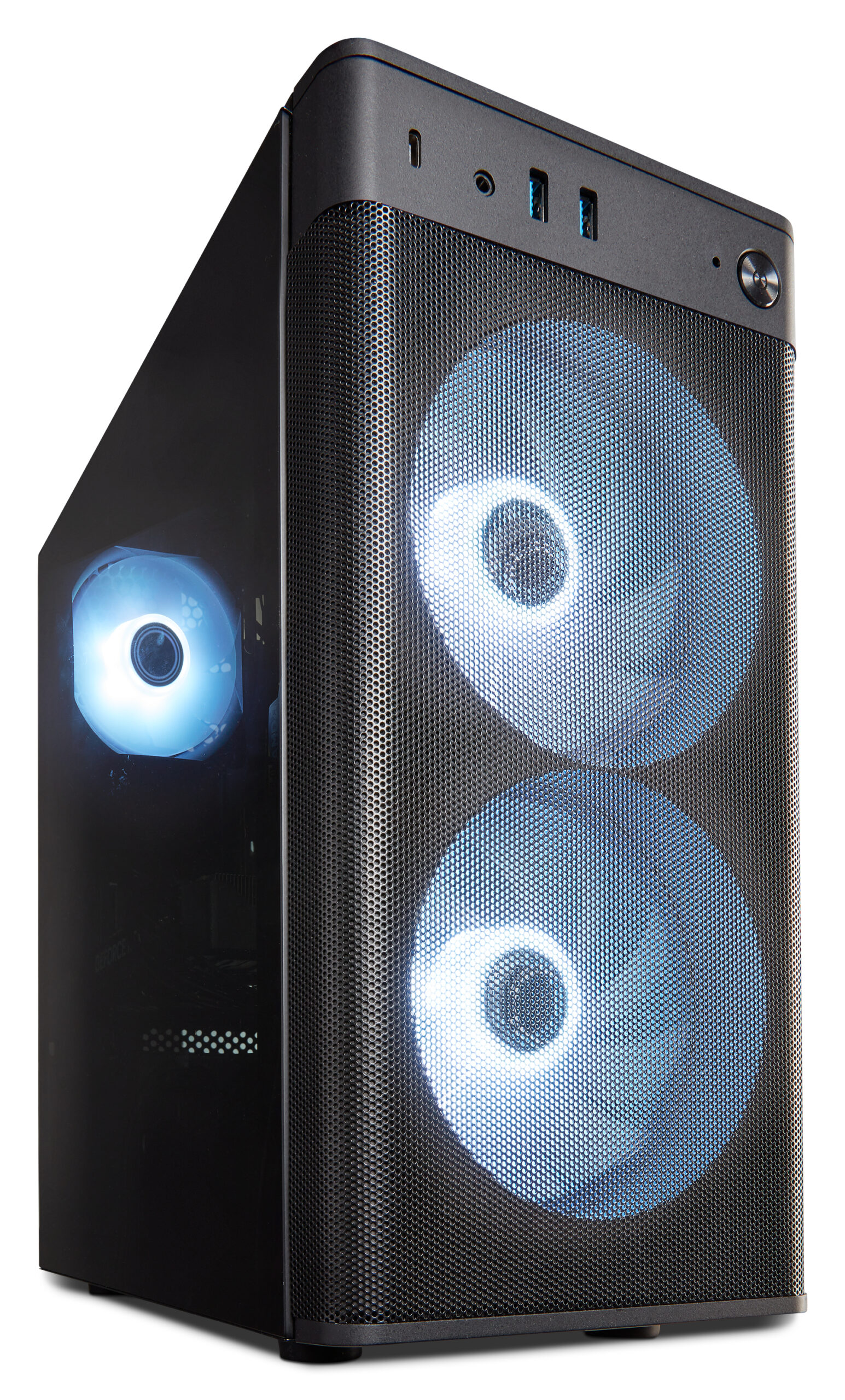 ERAZER RECON P45 MD340057 AMD Ryzen™ 5 5500 32 GB DDR4-SDRAM 1 TB SSD NVIDIA GeForce RTX 5060 Windows 11 Home Desktop PC Zwart - Afbeelding 4