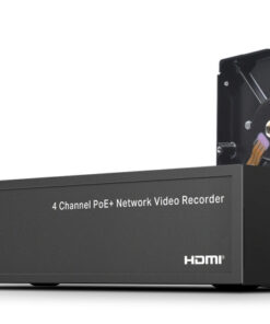 TP-Link VIGI NVR1004H-4P-2TB Zwart
