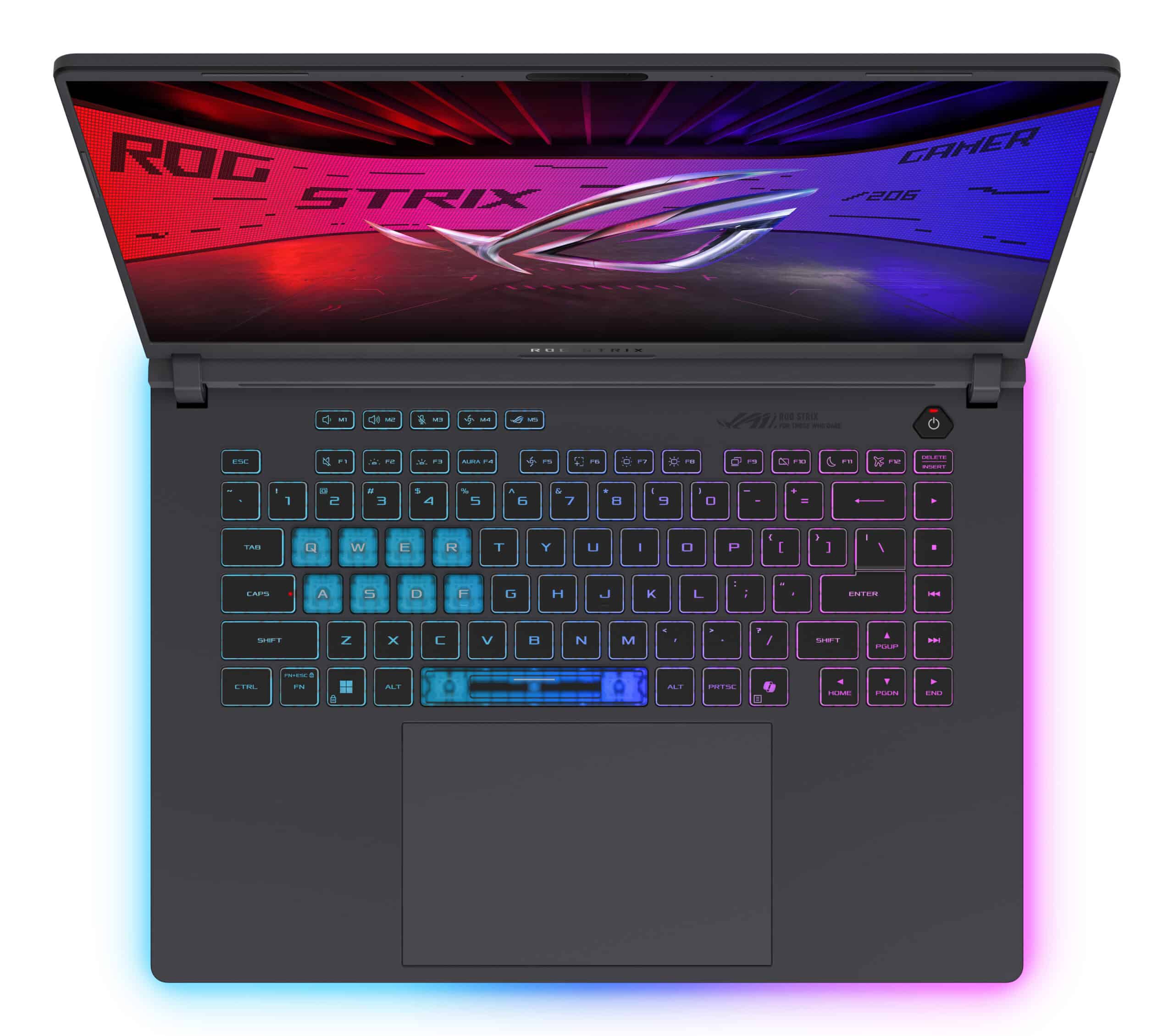 ASUS ROG Strix G16 G615LW-S5058W Copilot+ PC Intel Core Ultra 9 275HX Laptop 40,6 cm (16") WQXGA 32 GB DDR5-SDRAM 1 TB SSD NVIDIA GeForce RTX 5080 Wi-Fi 7 (802.11be) Windows 11 Home Belgisch Zwart, Grijs - Afbeelding 3