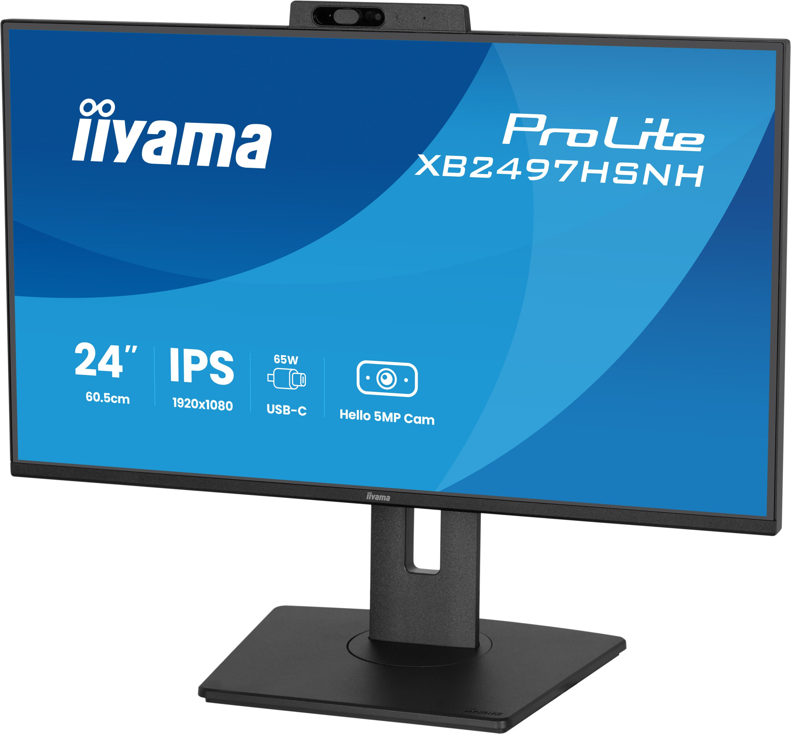 iiyama ProLite XB2497HSNH-B1 24IN IPS LCD 4MS 1920X1080 350CD/M2 HDMI/DP/USB 2 computer monitor 60,5 cm (23.8") 1920 x 1080 Pixels Full HD Zwart - Afbeelding 8