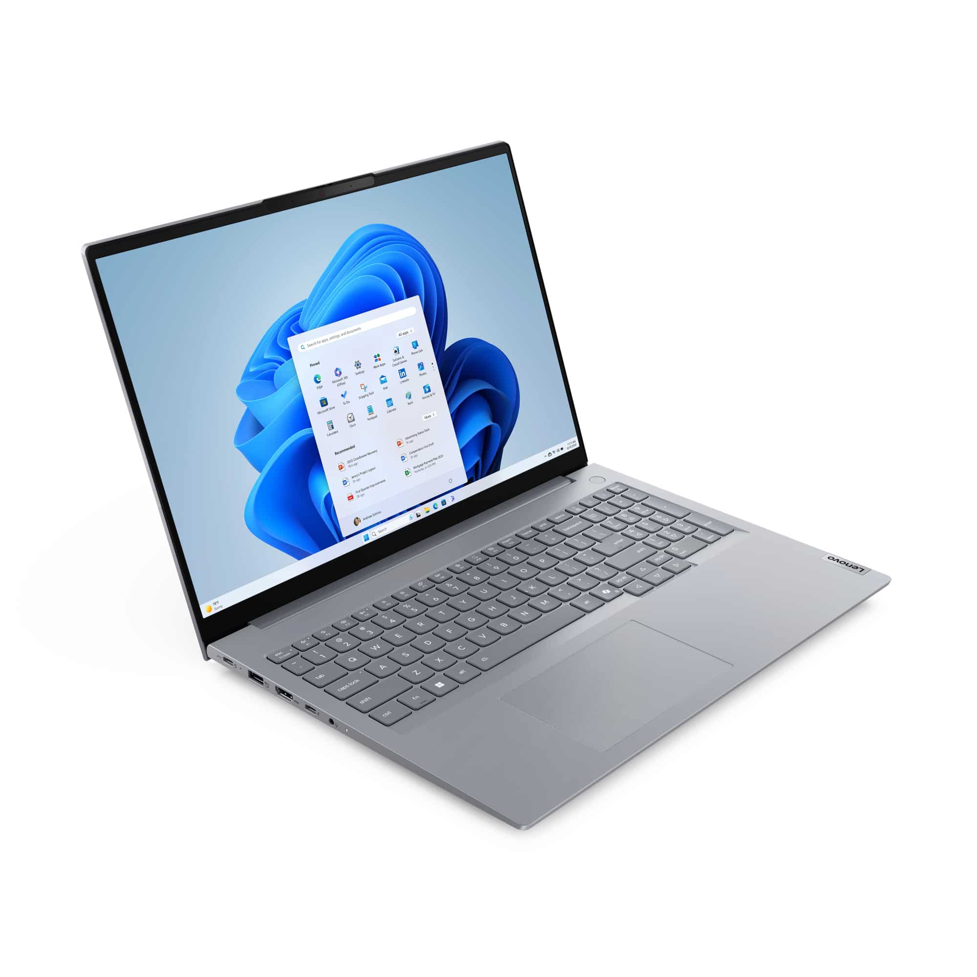 Lenovo ThinkBook 16 G8 IRL Intel Core i5-13420H Laptop 40,6 cm (16") WUXGA 16 GB DDR5-SDRAM 512 GB SSD Wi-Fi 6 (802.11ax) Windows 11 Pro Engels Grijs - Afbeelding 2