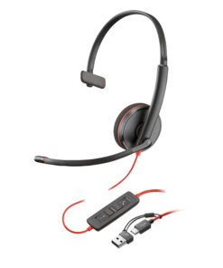 HP Poly Blackwire 3210 Monaural USB-A Headset