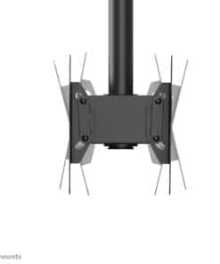 Neomounts CL35-340BL22 Dual monitor/TV-beugel plafond 23-43" - h 106-156 cm - Afbeelding 4