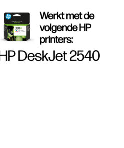 HP 301XL originele high-capacity drie-kleuren inktcartridge