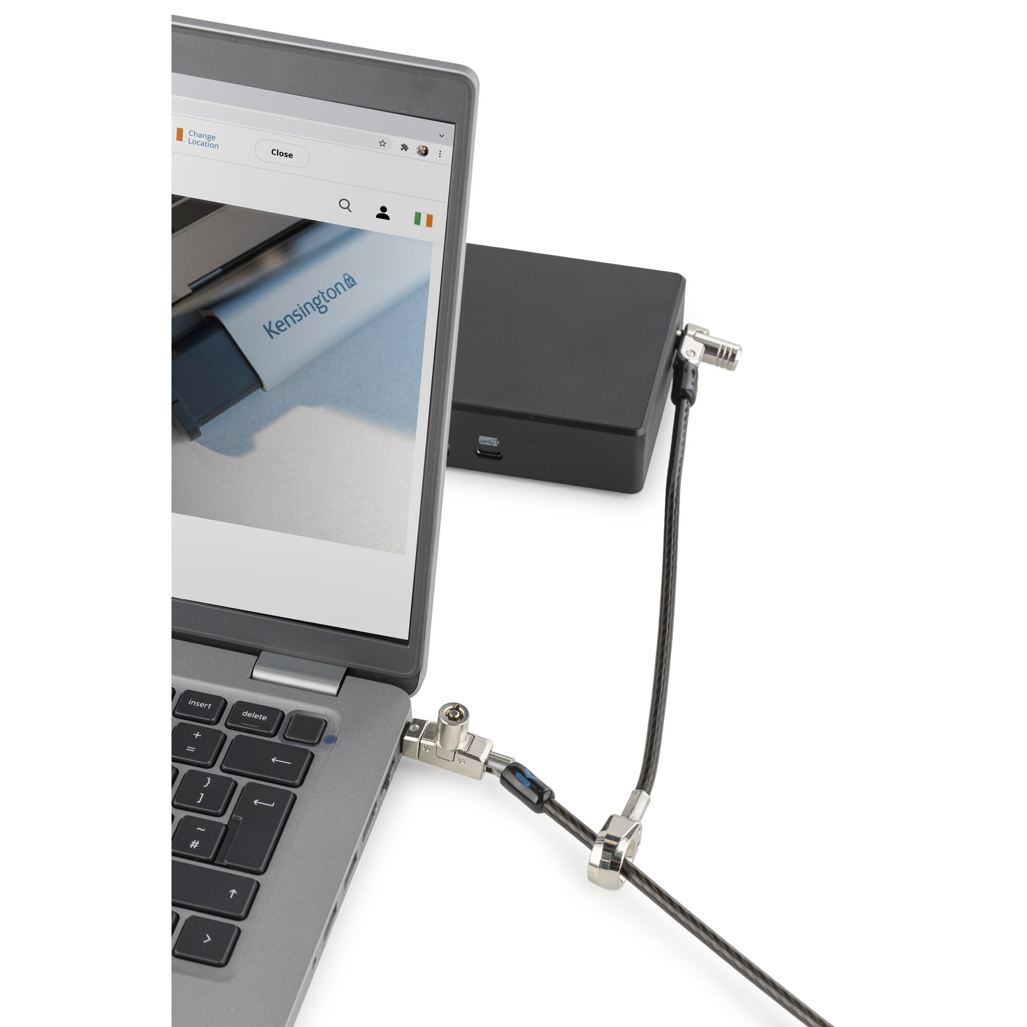 Kensington Slim N17 2.0 Keyed Dual Head Laptop Lock voor Wedge-Shaped Slots - Afbeelding 8
