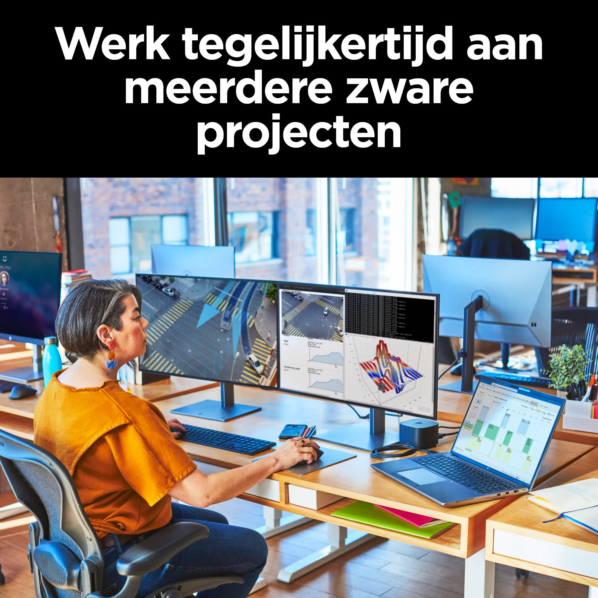 HP ZBook Fury 16 G11 Intel® Core™ i7 i7-14700HX Mobiel werkstation 40,6 cm (16") WUXGA 32 GB DDR5-SDRAM 1 TB SSD NVIDIA RTX 3500 Ada Wi-Fi 7 (802.11be) Windows 11 Pro AI Workstation, AI PC Grijs - Afbeelding 6