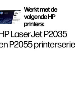 HP 05A originele zwarte LaserJet tonercartridge