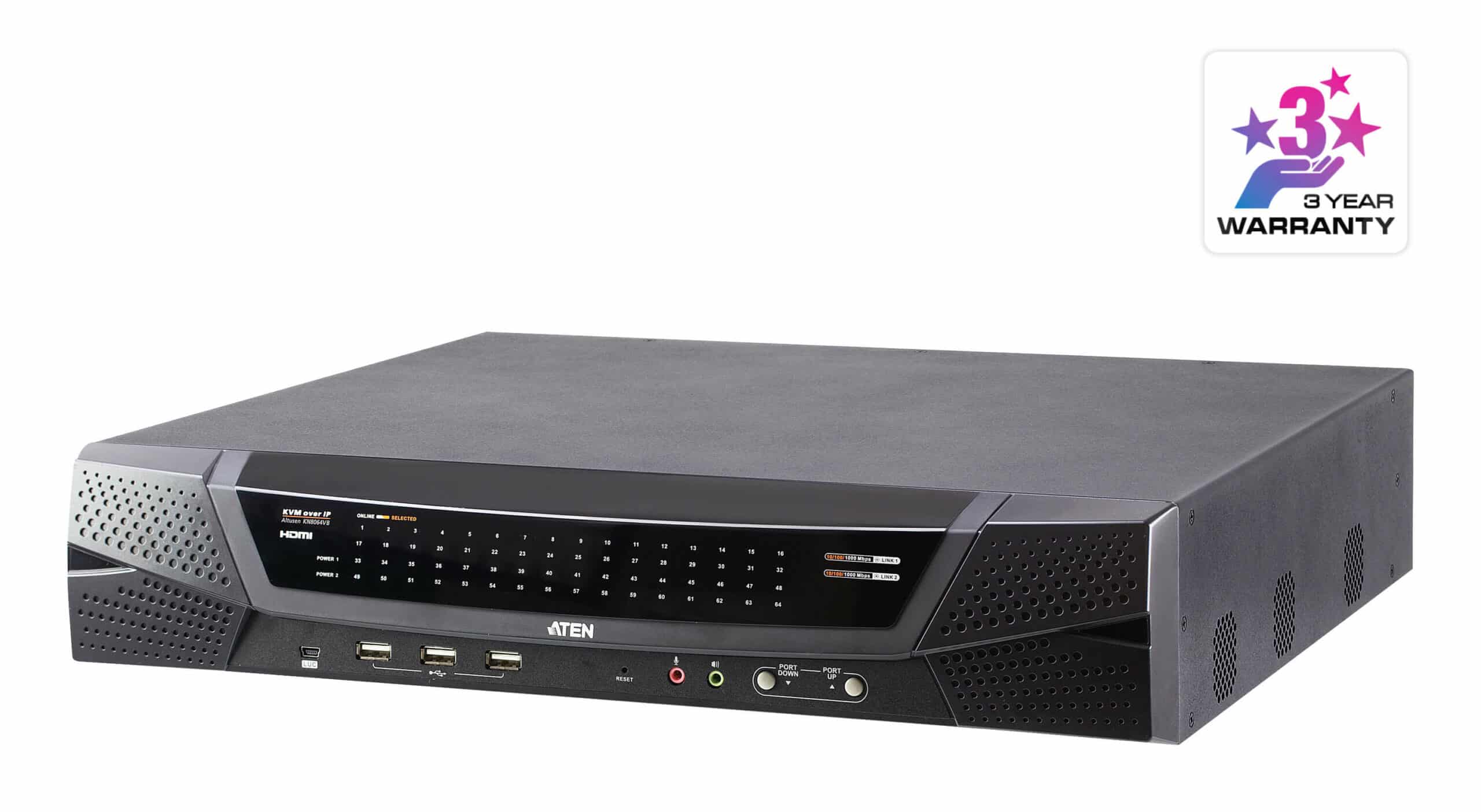 ATEN KN8064VB KVM-switch Zwart