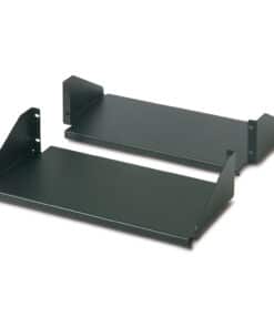 APC Plank met bevestiging aan twee zijden voor rack met 2 stijlen, 250 lbs, zwart - Afbeelding 2