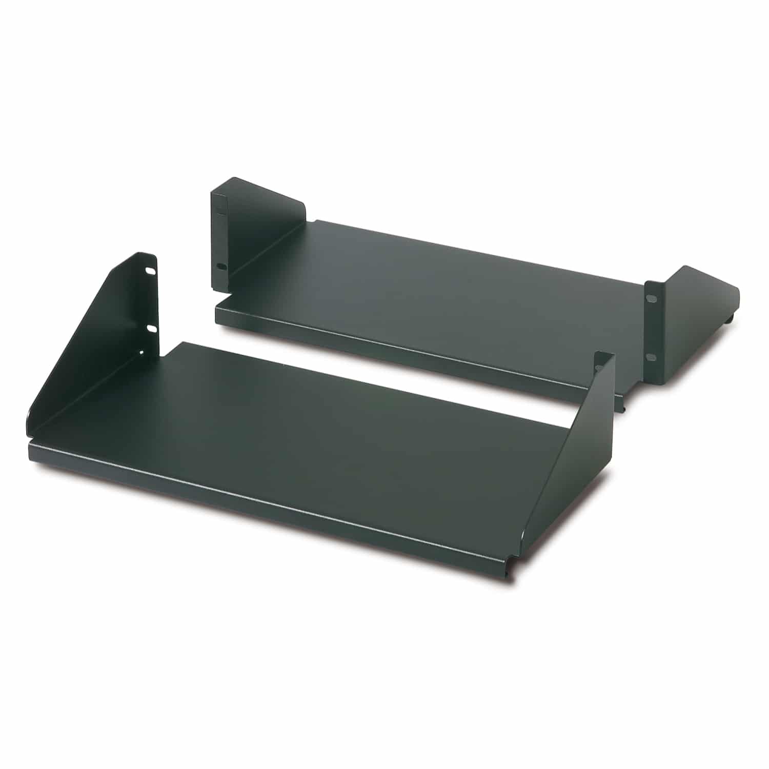 APC Plank met bevestiging aan twee zijden voor rack met 2 stijlen, 250 lbs, zwart - Afbeelding 2