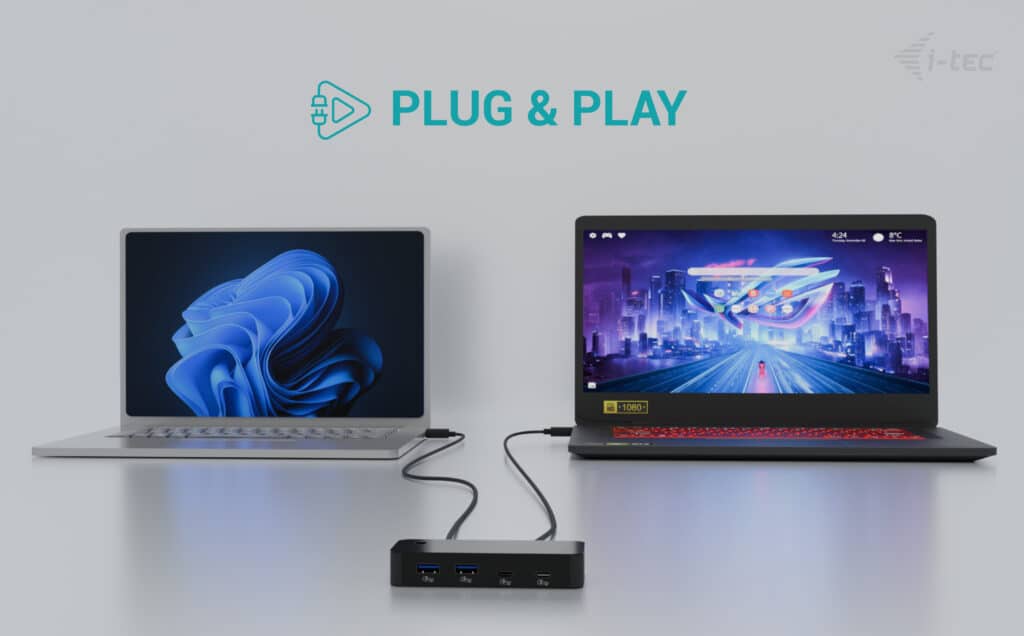 i-tec Universal KVM HUB 2x USB-C + 2x USB-A 3.0 - Afbeelding 4