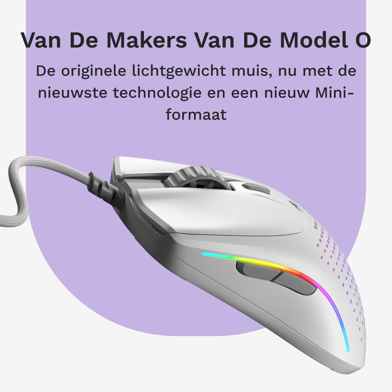 Glorious Gaming Model O 2 Mini muis Gamen Rechtshandig USB Type-A Optisch 26000 DPI