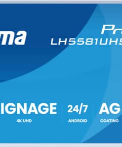 iiyama LH5581UHSG-1AG beeldkrant Digitale signage flatscreen 138,7 cm (54.6") Wifi 500 cd/m² 4K Ultra HD Wit Type processor Android 24/7 - Afbeelding 2