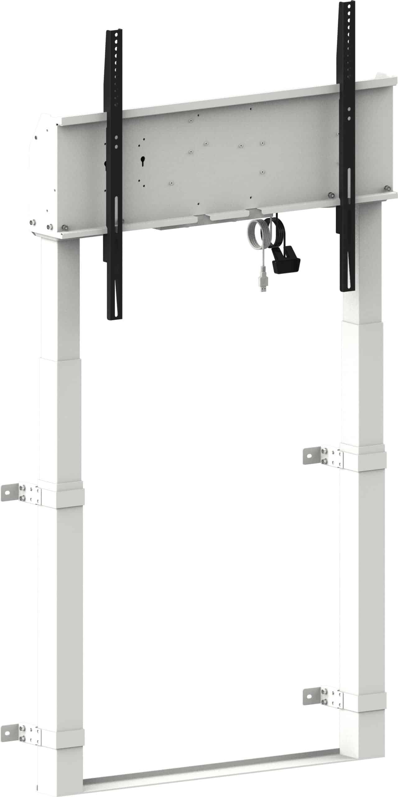 iiyama MD-WLIFT2031-W1 flat panel bureau steun 2,67 m (105") Vloer Wit - Afbeelding 4