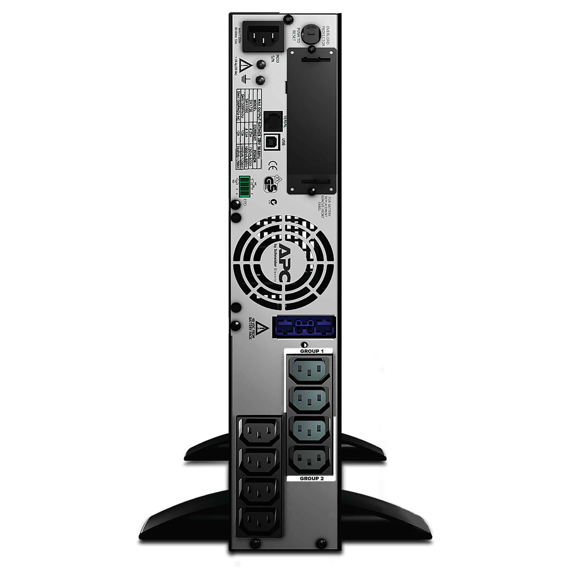 APC Smart-UPS X SMX1000I - 1000VA, 8x C13 uitgang, USB, uitbreidbare runtime - Afbeelding 2