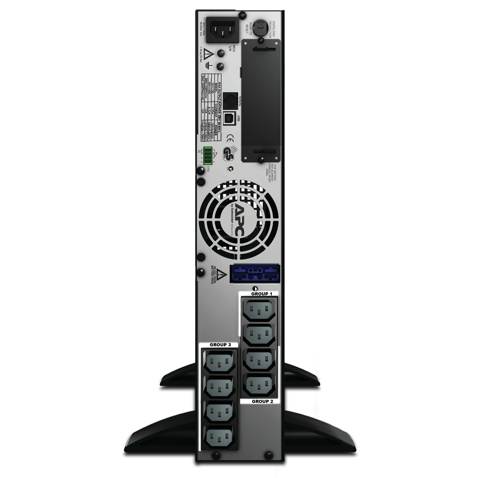 APC Smart-UPS X SMX1500RMI2U - 1500VA, 8x C13 uitgang, USB, uitbreidbare runtime - Afbeelding 5