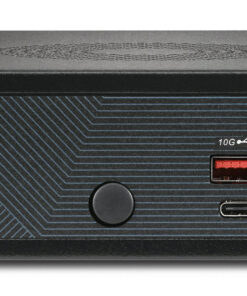 Shuttle Slim AI PC DN11H7 Intel Core Ultra 7 155H, Intel Arc graphics, 2xHDMI, 2x DP, 4x 2.5 Gbit LAN, VESA, 24/7 permanent gebruik