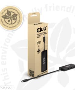 CLUB3D USB-C to Triple DisplayPort MST Hub 4K60Hz - Afbeelding 5