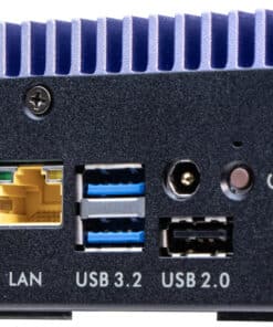 Shuttle Edge PC SPCEL12, Intel Celeron J6412, 2x HDMI, 1x DP, 2x 2.5G LAN, 1x DDR4, 1x Micro SD card reader, 1x Nano SIM slot, 3x USB, 2x M.2 (SATA), 12-20V, ventilatorloos, 24/7, incl. VESA mount - Afbeelding 3
