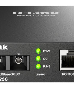 D-Link DMC-G02SC/B netwerk media converter 1000 Mbit/s Multimode
