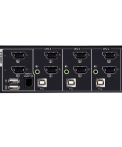 ATEN 4-poorts USB 5K DisplayPort/HDMI universele beveiligde KVM-switch voor twee displays (PSD PP v4.0-compatibel) - Afbeelding 3