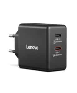 Lenovo Dual USB-C 65W GaN Charger Universeel Zwart AC Binnen