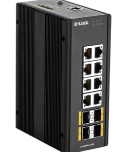D-Link DIS‑300G‑12SW Managed L2 Gigabit Ethernet (10/100/1000) Zwart