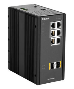 D-Link DIS‑300G‑8PSW Managed L2 Gigabit Ethernet (10/100/1000) Power over Ethernet (PoE) Zwart