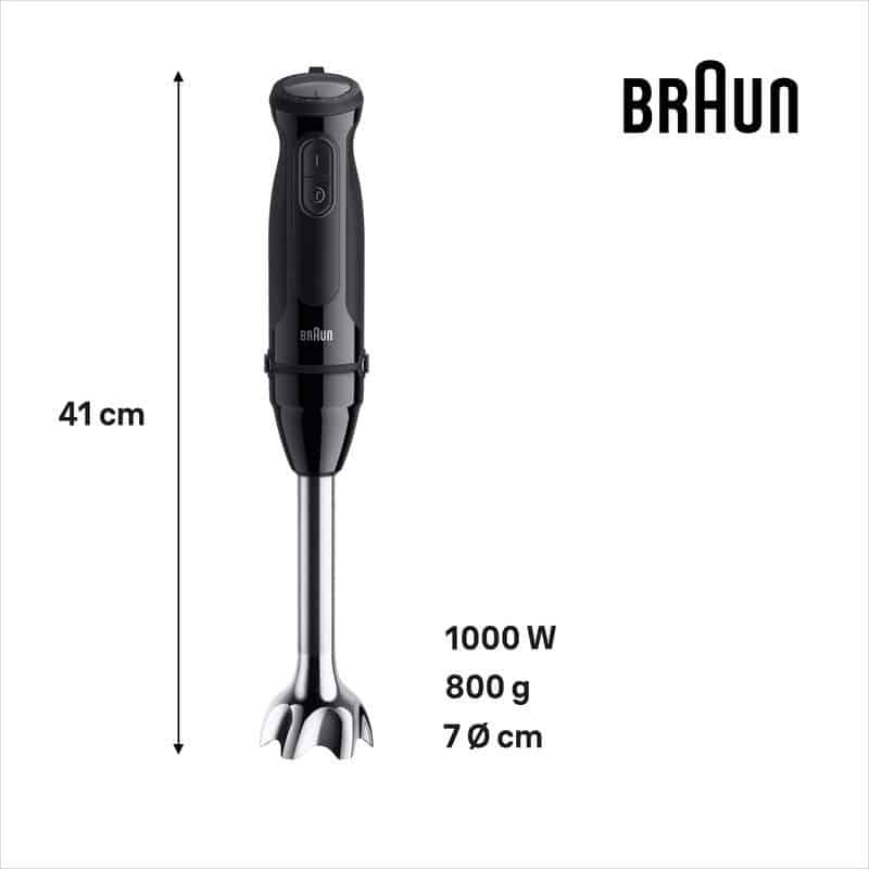 Braun MultiQuick 5 MQ 50202 M 0,6 l Staafmixer 1000 W Zwart - Afbeelding 8