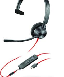 HP Poly Blackwire 3315 Microsoft Teams Certified USB-C Headset - Afbeelding 4