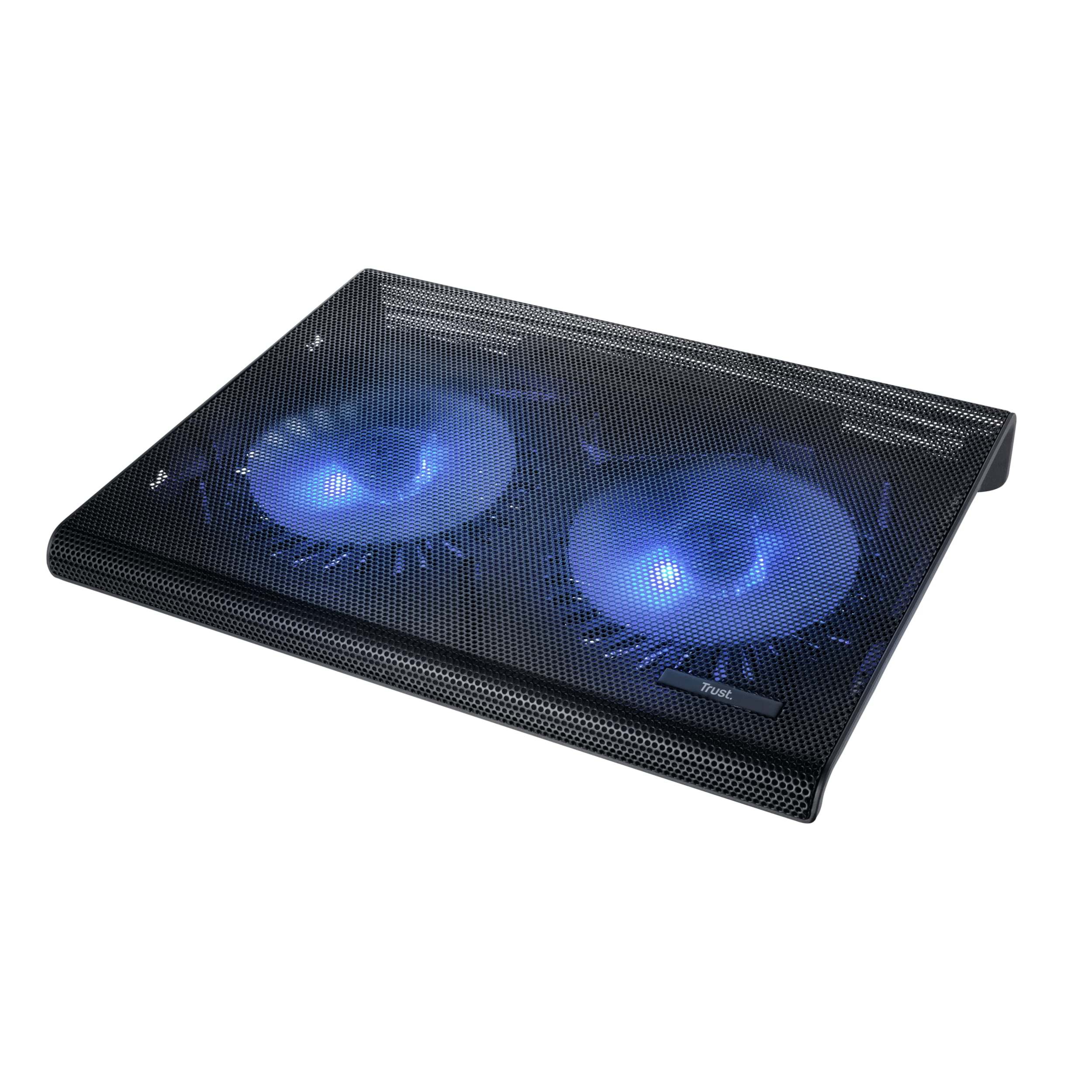 Trust Azul Laptop Cooling Stand - Laptopkoeler – 2 ventilatoren – Voor laptops tot 17,3 inch – Zwart