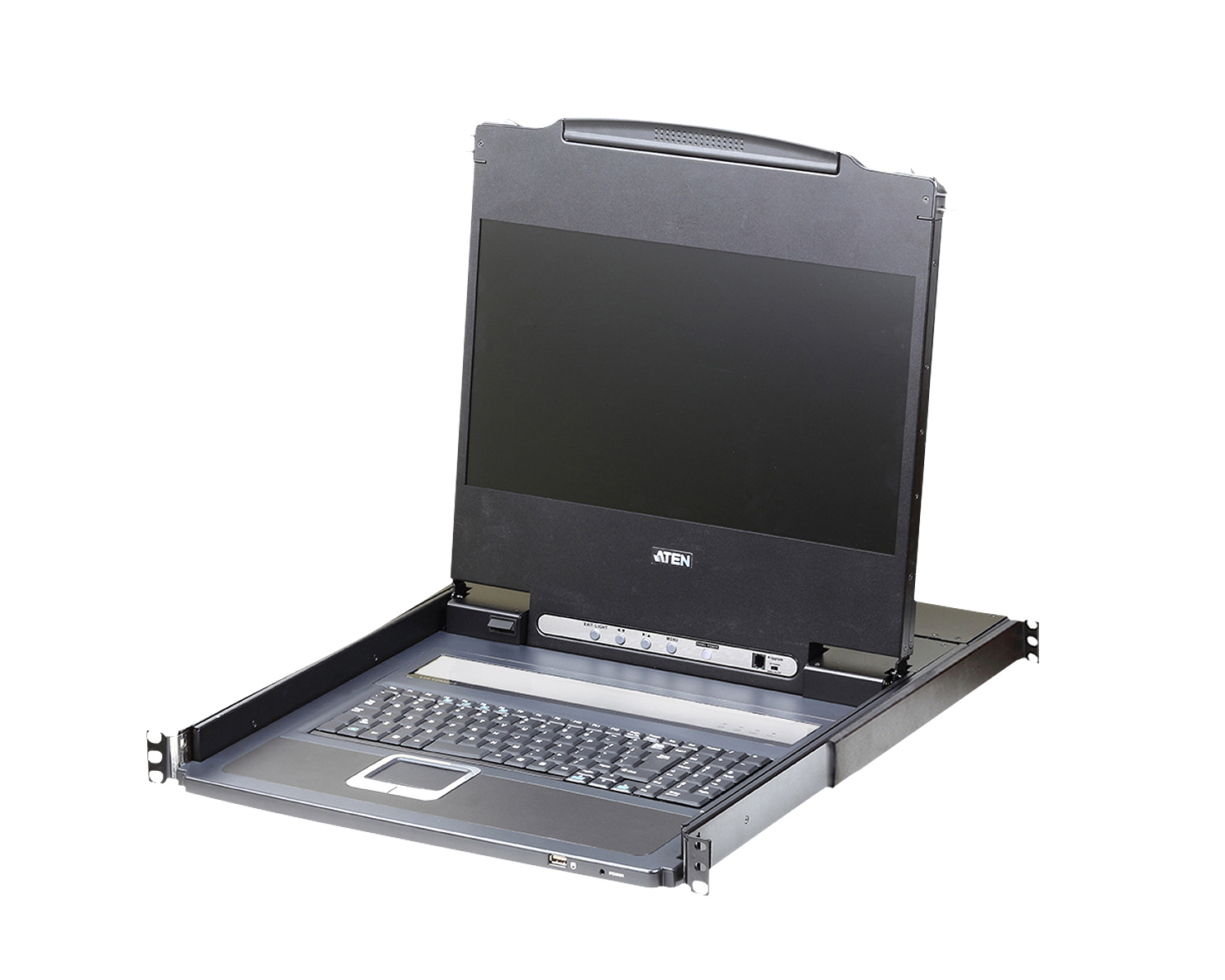 ATEN CL6700MW-ATA-2XK06SG rack console 43,9 cm (17.3") Zwart 1U