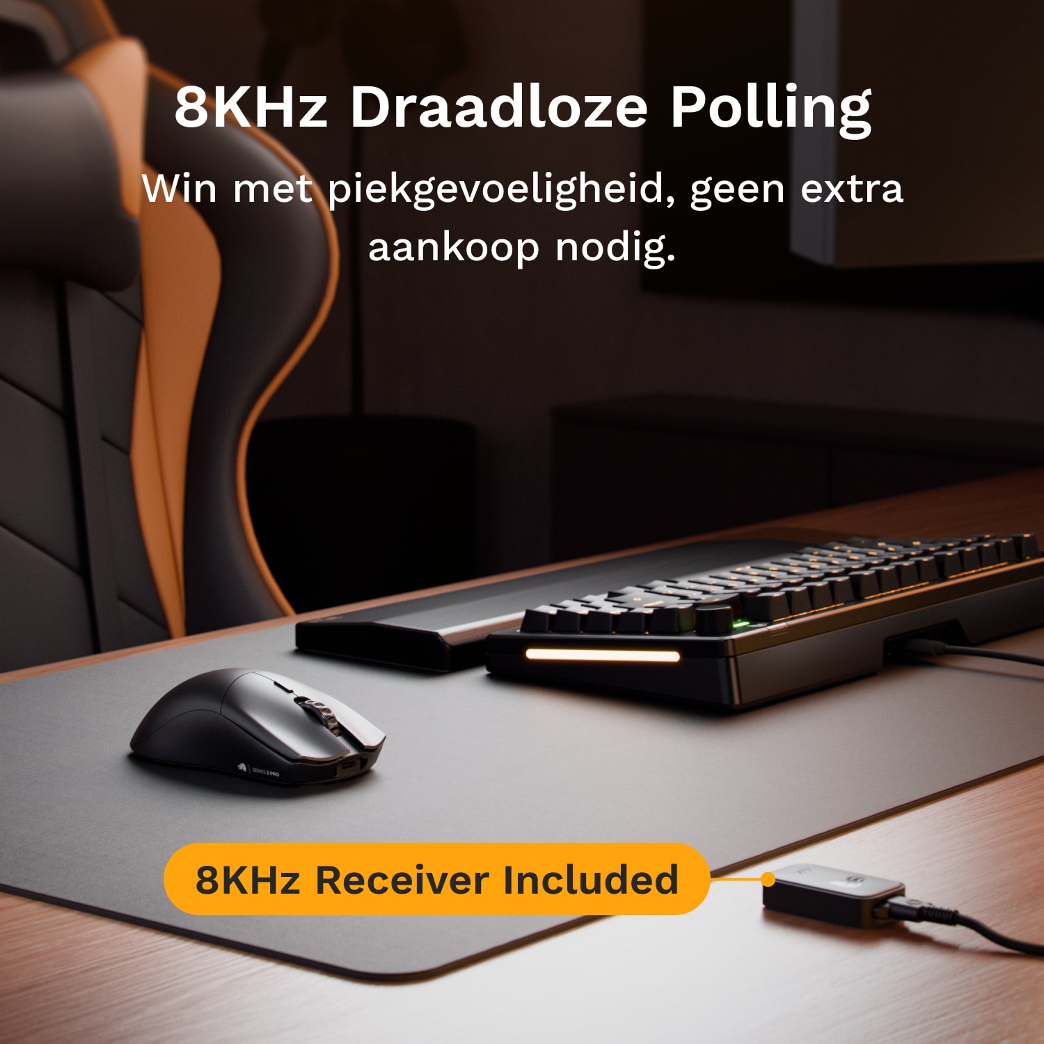 Glorious Gaming Series 2 PRO muis Gamen Rechtshandig RF Wireless + USB Type-C Optisch 26000 DPI - Afbeelding 2