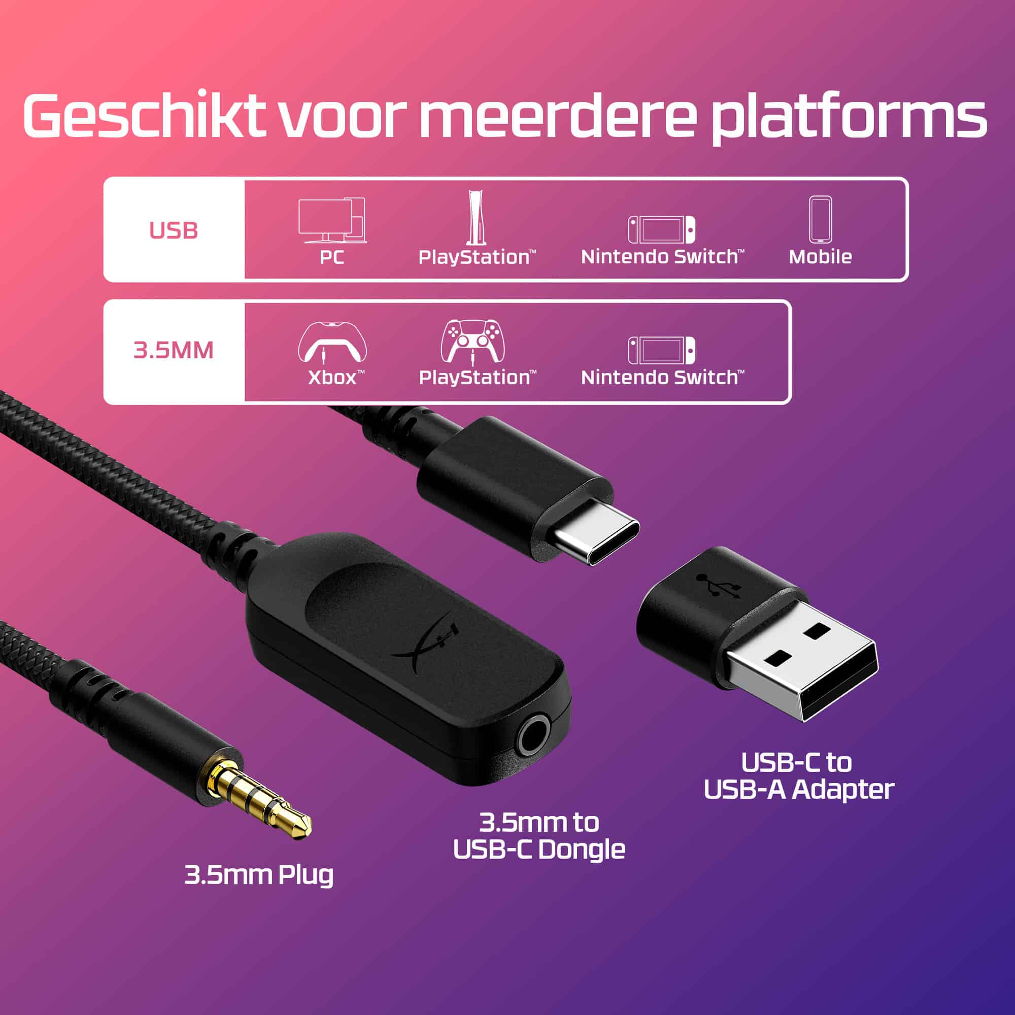 HyperX Cloud III - Gamingheadset (zwart)