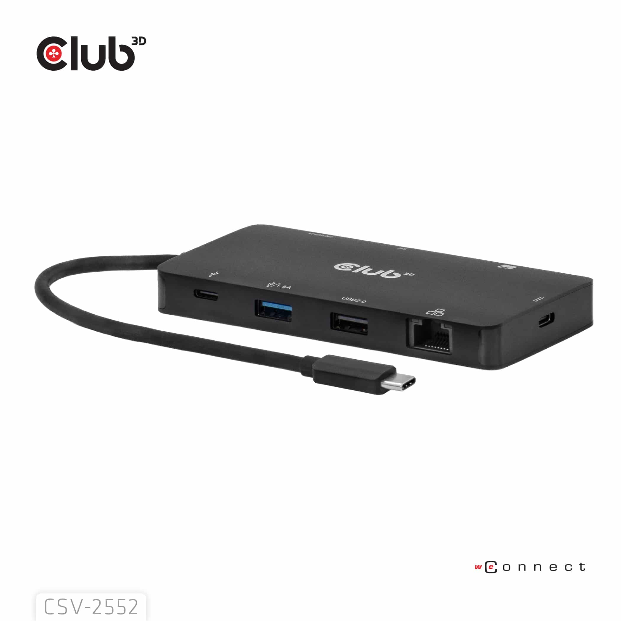 CLUB3D 9-1 Dual HDMI™ USB-C® Hub PD3.0 100W - Afbeelding 6