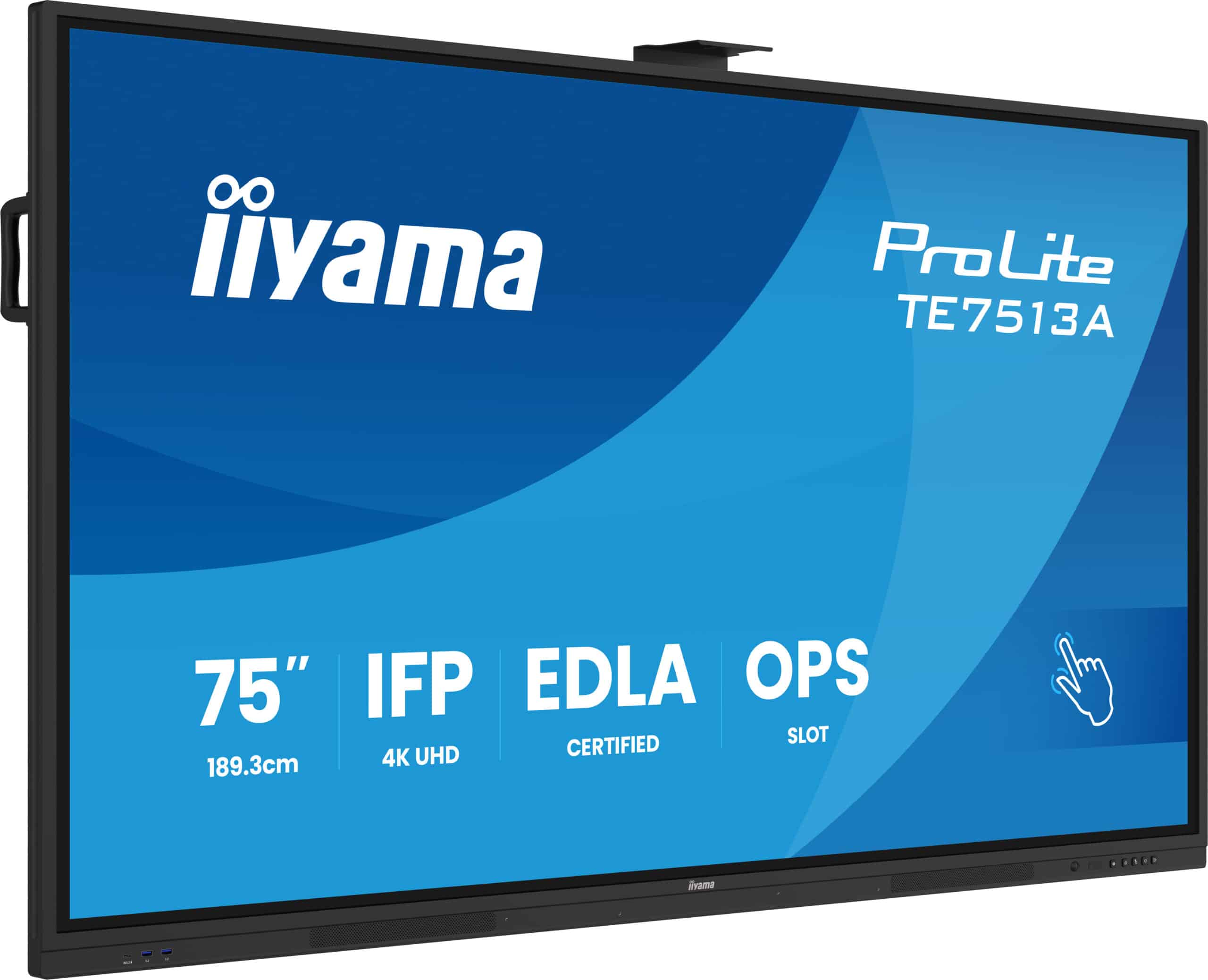 iiyama TE7513A-B2AG beeldkrant Interactief flatscreen 190,5 cm (75") Wifi 500 cd/m² 4K Ultra HD Zwart Touchscreen Type processor Android 24/7 - Afbeelding 4