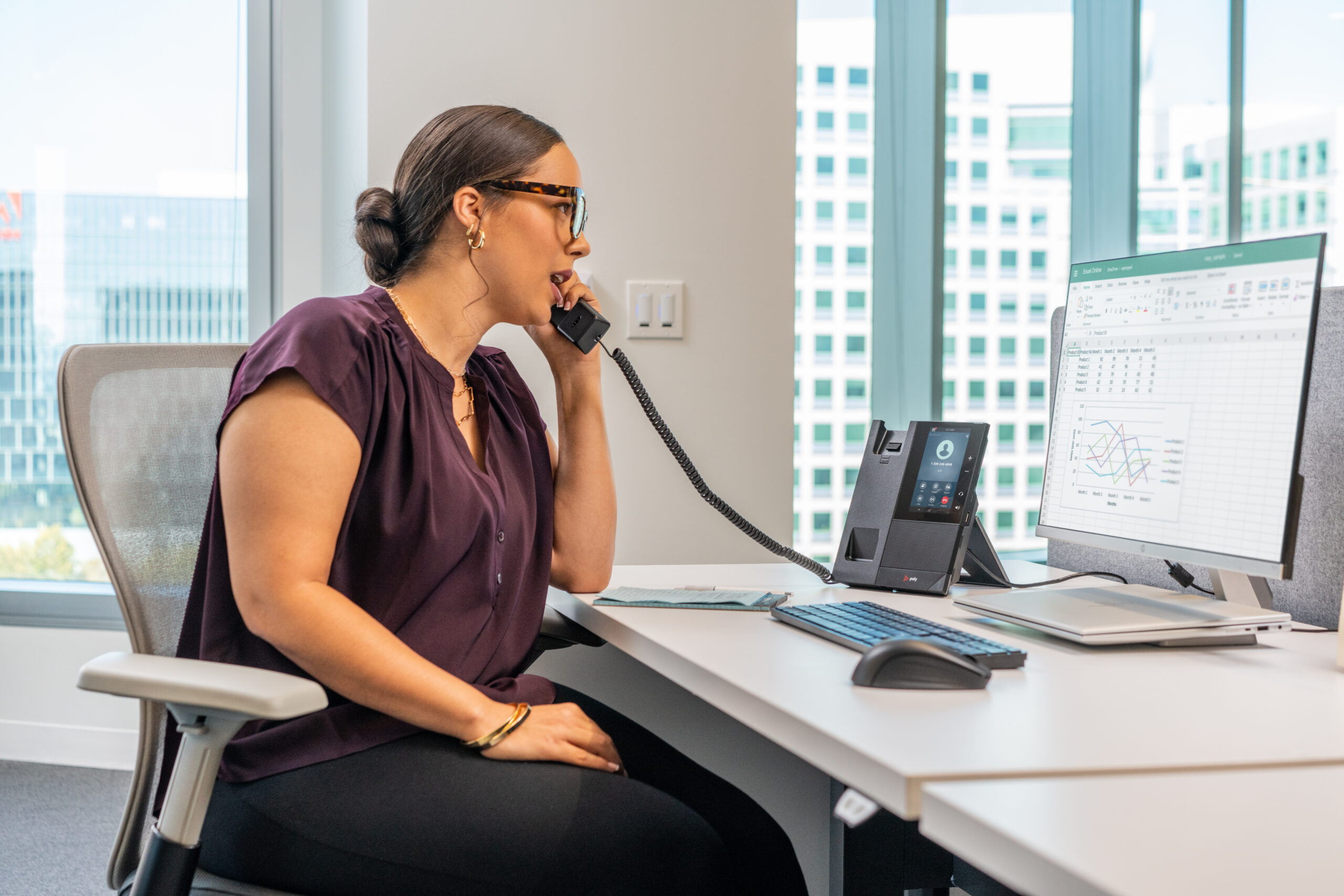 HP Poly CCX 505 Business Media Phone met ondersteuning voor Open SIP en PoE - Afbeelding 4