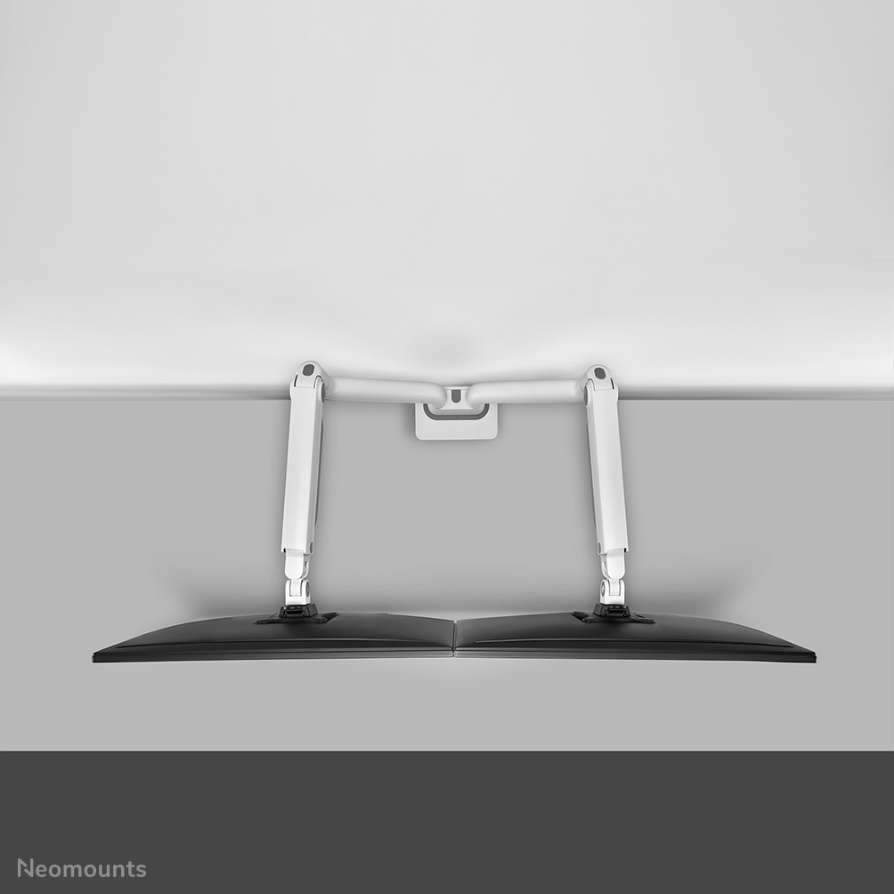 Neomounts DS70S-950WH2 Full-motion desk mount, 2x 17" - 35", 18 kg, 100x100 mm, Silver - Afbeelding 6