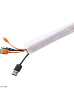 Neomounts NS-CS200WHITE Flexible Cable Cover, Length 200 cm, width 8.5 cm, White - Afbeelding 3
