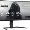 iiyama GCB3482WQSU-B1 computer monitor 86,4 cm (34") 3440 x 1440 Pixels UltraWide Quad HD LED Zwart